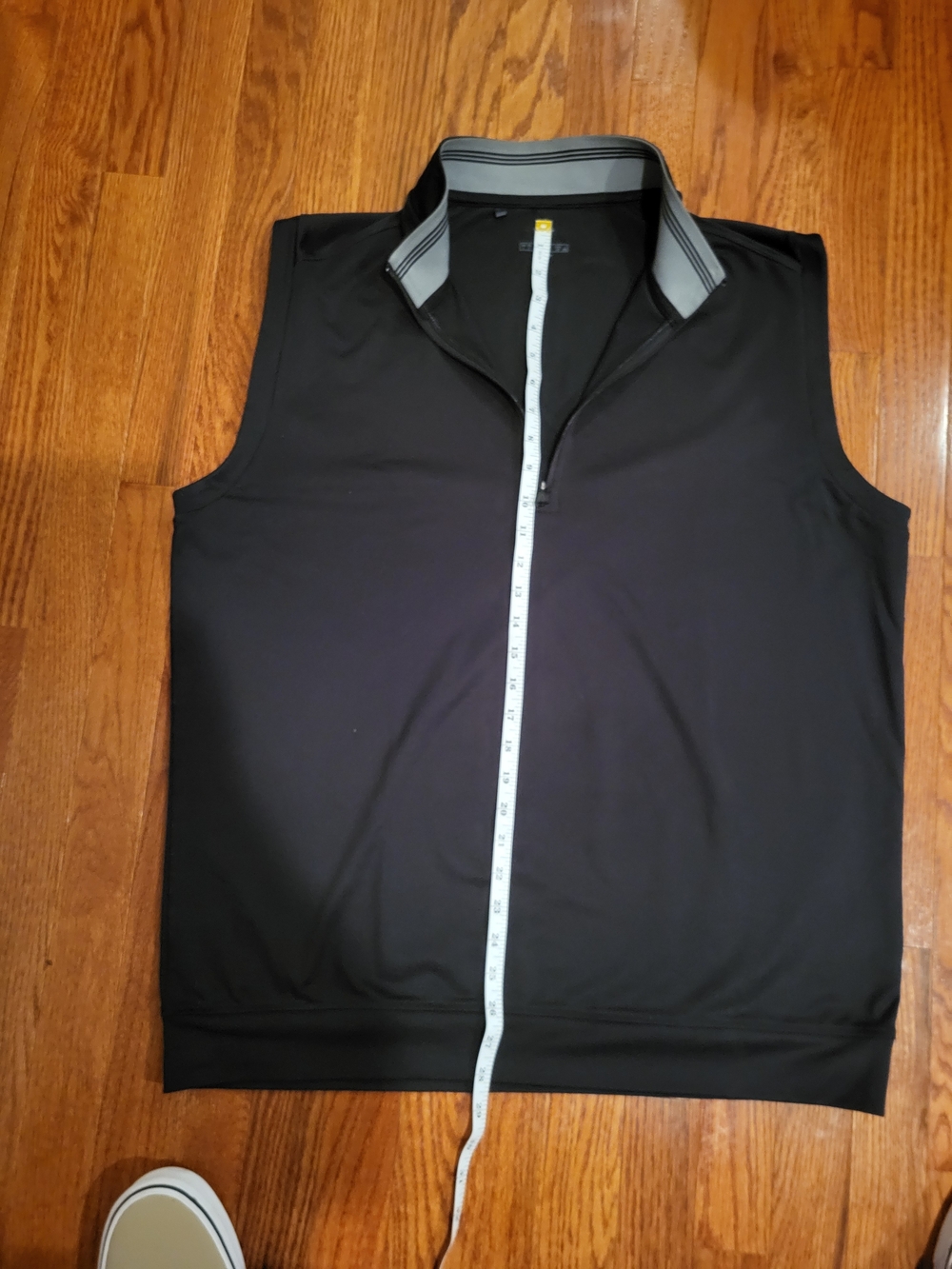 adidas Quarter-Zip Golf Vests (4) - White, Navy, Gray And Black - Lg - Picture 11 of 13